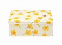 Buttercup Print Deep Rectangular Tin Emma Bridgewater